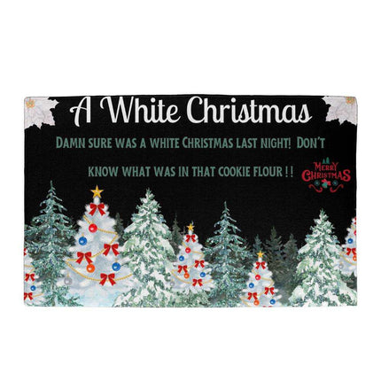 welcome mat on a white back drop