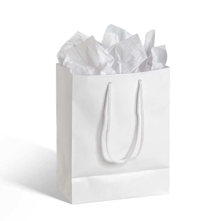 A white Medium Gift Bag 