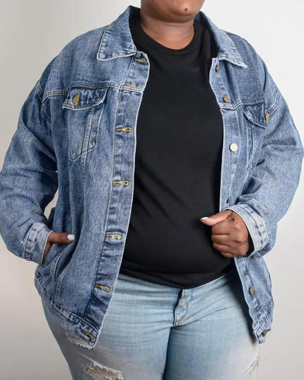 DTG Denim Womens Jacket showing size XL