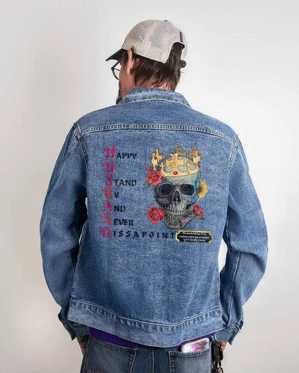 men's DTG denim jacket back medium