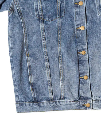 DTG Denim Jacket showing front seems