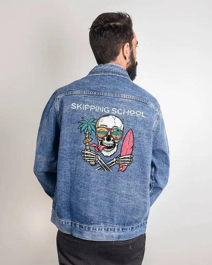 DTG Denim Jacket back size small