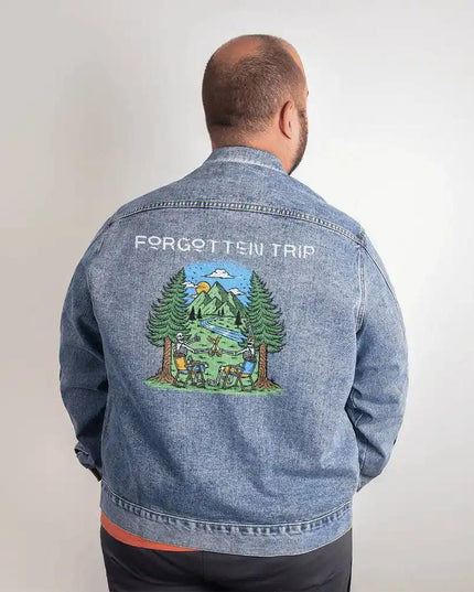 DTG Denim Jacket size XL showing Back