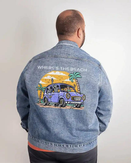 DTG Denim Jacket showing XL