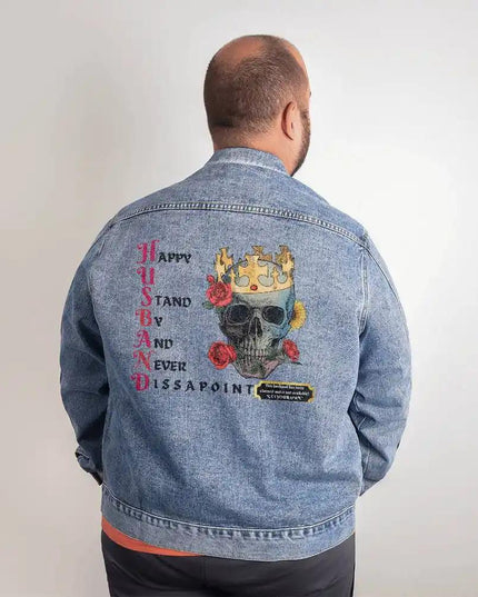 men's DTG denim jacket back xl