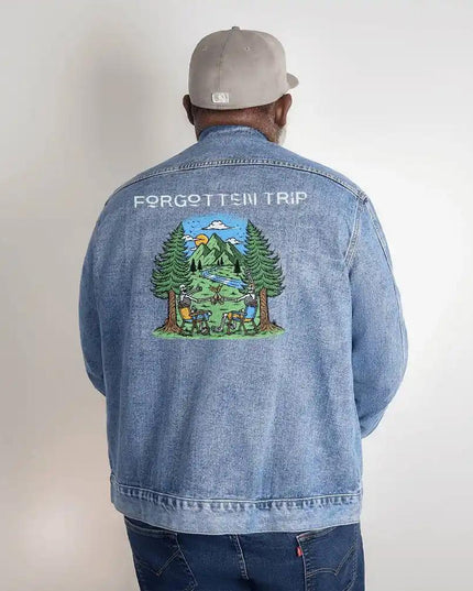 DTG Denim Jacket size 2XL showing back