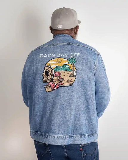 DTG Denim Jacket size 2 XL showing back design