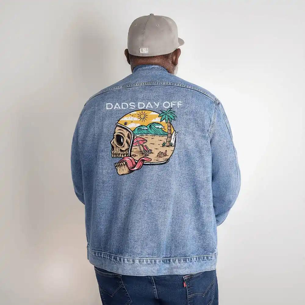 DTG Denim Jacket size 2 XL showing back design