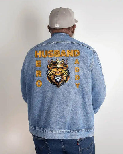 2xl men's DTG denim jacket back