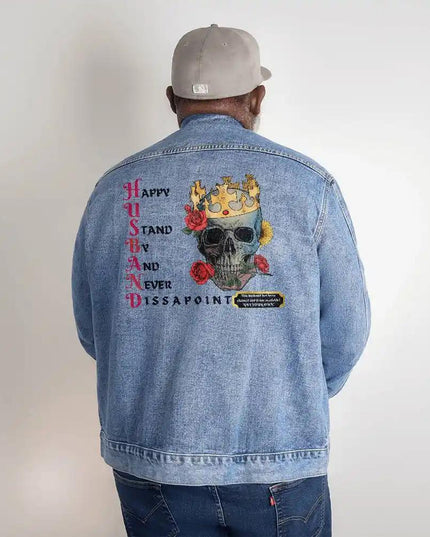 men's DTG denim jacket back 2xl
