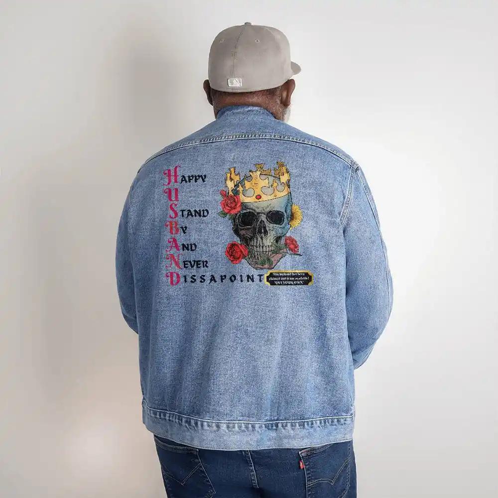 men's DTG denim jacket back 2xl