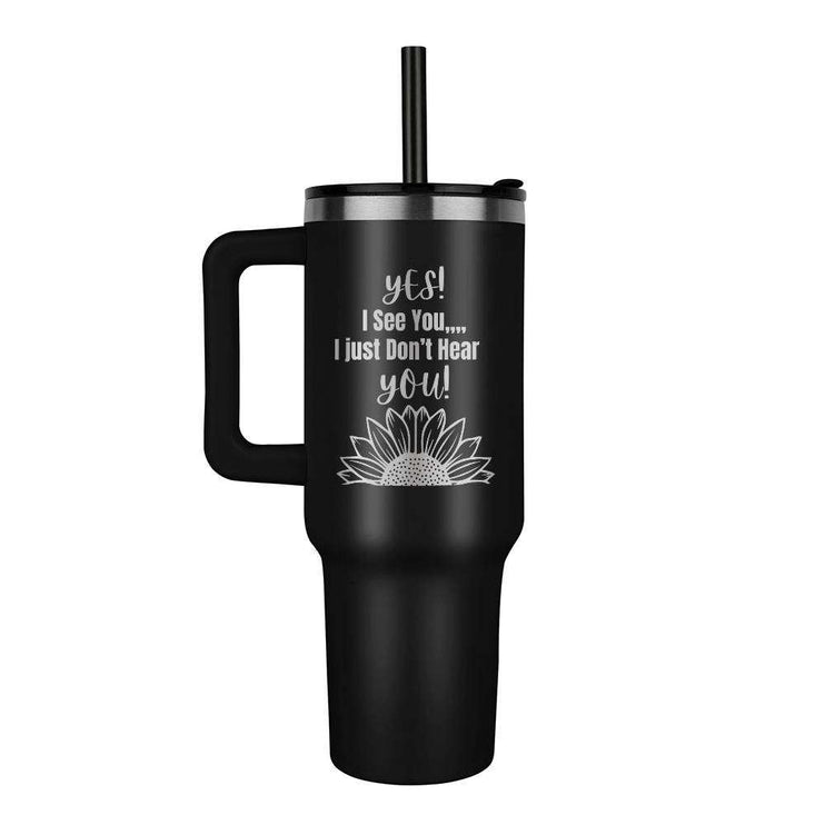 black pinnacle 40oz tumbler display