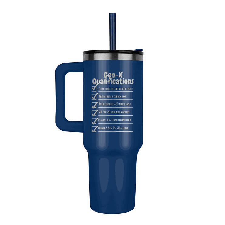 blue tumbler 40oz pinnacle 