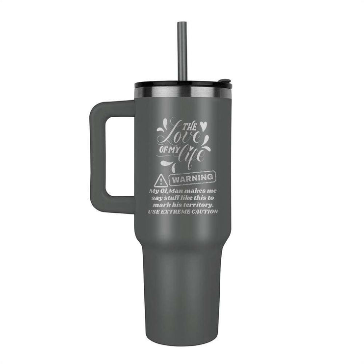 pinnacle 40oz tumbler grey