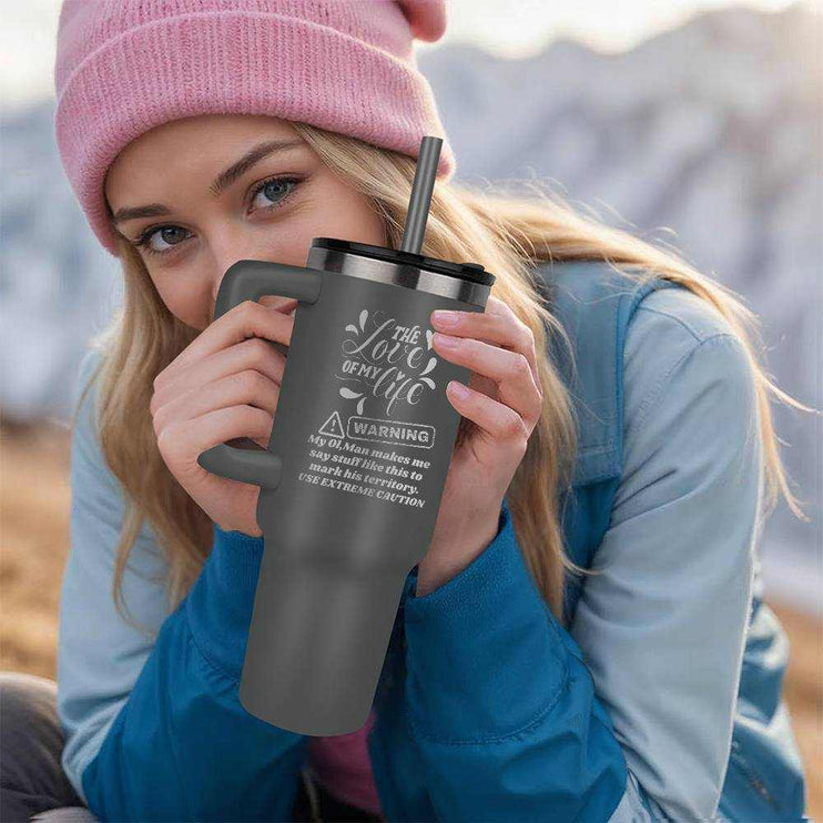 pinnacle 40oz tumbler grey