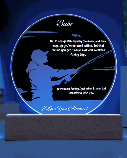 acrylic circle plaque