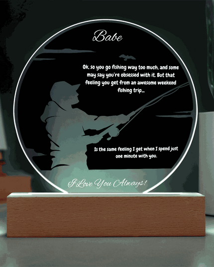 acrylic circle plaque